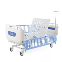 Кровать механическая MED-MOS подростковая DM-3434 (ABS) в комплекте с матрасом (Голубой)